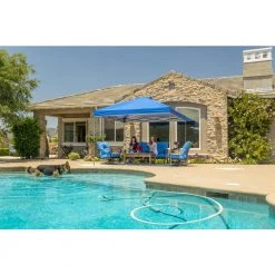 Everbilt 10 ft. x 10 ft. Blue Instant Canopy Pop Up Tent -Everbilt Store everbilt pop up tents ns clia 100 b 1d 1000