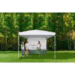 Everbilt 10 ft. x 10 ft. Commercial Instant Canopy-Pop Up Tent with Wall Panel White 25 Everbilt 10 ft. x 10 ft. Commercial Instant Canopy-Pop Up Tent with Wall Panel White -Everbilt Store everbilt pop up tents ns hpp100 31 1000