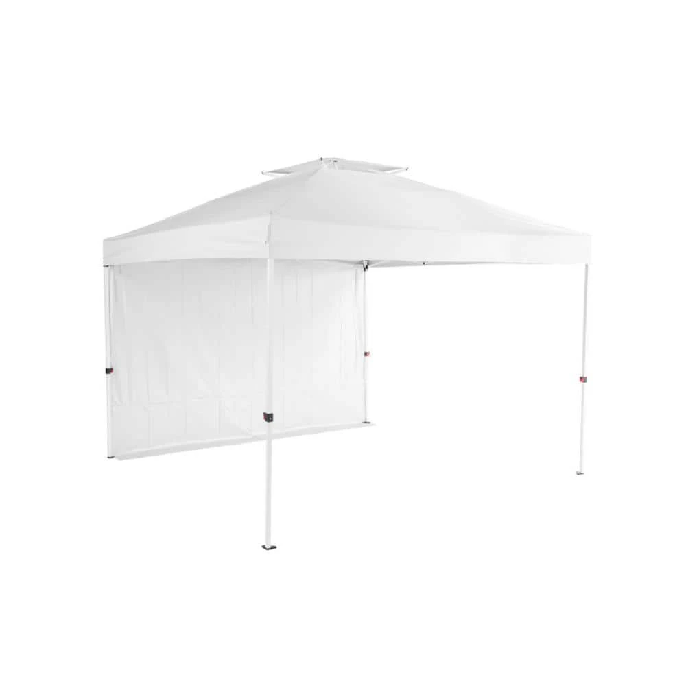 Everbilt 10 ft. x 10 ft. Commercial Instant Canopy-Pop Up Tent with Wall Panel White 1 Everbilt 10 ft. x 10 ft. Commercial Instant Canopy-Pop Up Tent with Wall Panel White