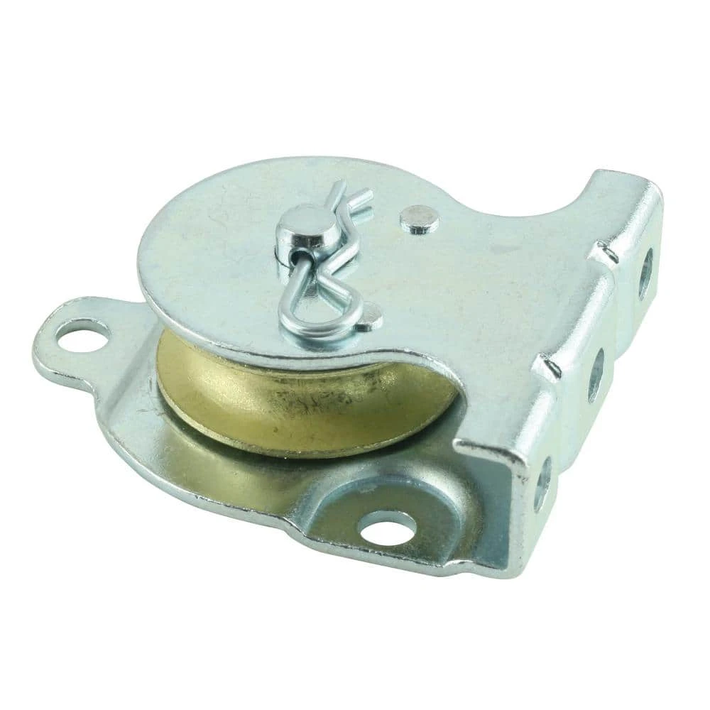 Everbilt 1-1/2 in. Zinc-Plated Wall/Ceiling Mount Pulley 2 Everbilt 1-1/2 in. Zinc-Plated Wall/Ceiling Mount Pulley - Image 2