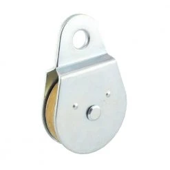 Everbilt 1-1/2 in. Zinc-Plated Rigid Single Pulley
