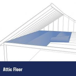 Everbilt 48 in. x 25 ft. Double Reflective Insulation -Everbilt Store everbilt radiant barrier 48x25ri d4 1000