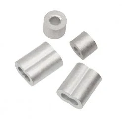 Everbilt 1/8 in. Aluminum Ferrule and Stop Set