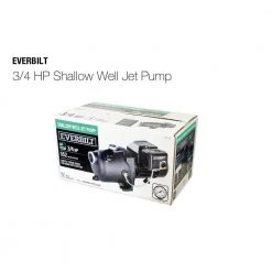 Everbilt 3/4 HP Shallow Well Jet Pump -Everbilt Store everbilt shallow well pumps j200a3 fa 1000