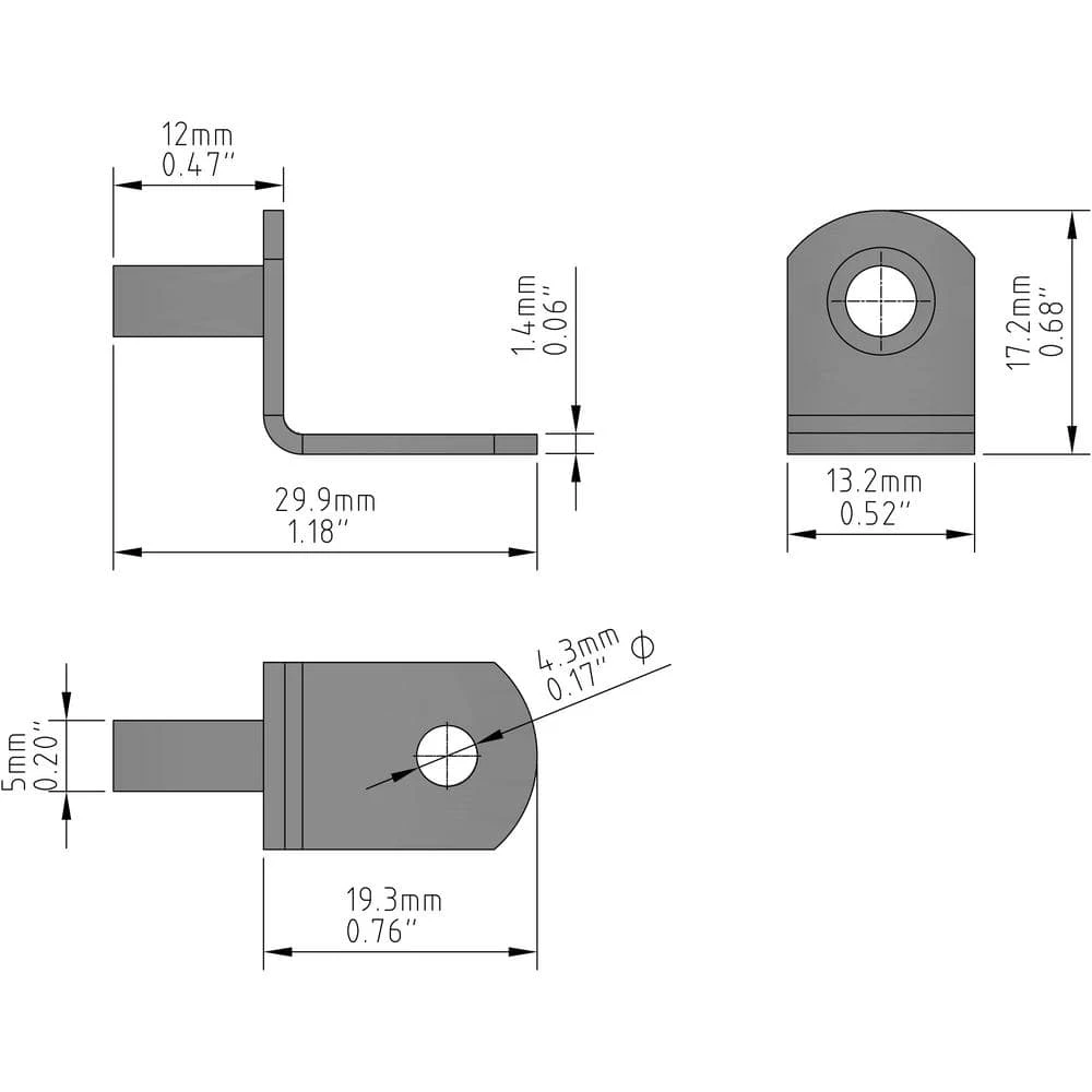 Everbilt 5 mm Nickel Plated Angled Shelf Support Value Pack (24-Piece) 4 Everbilt 5 mm Nickel Plated Angled Shelf Support Value Pack (24-Piece) - Image 4