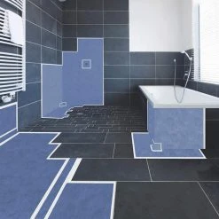 Everbilt 12-Piece Waterproof Underlayment Shower Kit Use for Plumbing Fixtures and Corners -Everbilt Store everbilt shower systems installation kits evbwpsk 4f 1000