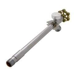 Everbilt 1/2 in. x 3/4 in. Chrome-Plated Brass MPT/SWT x MHT Anti-Siphon Frost Free Sillcock -Everbilt Store everbilt sillcocks 104 515eb 4f 1000