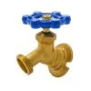 Everbilt 1/2 in. x 3/4 in. FIP x MHT Brass Flanged Threaded Sillcock Valve
