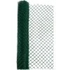 Everbilt 4 ft. x 50 ft. Green Heavy Duty Diamond Link Fence