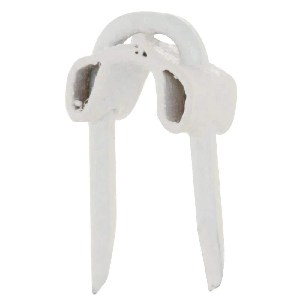Everbilt 5/8 in. White Insulated Staples (20-Pieces) 2 Everbilt 5/8 in. White Insulated Staples (20-Pieces) - Image 2