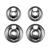 Everbilt Universal Chrome Drip Bowl for Electric Ranges (4-Pack)