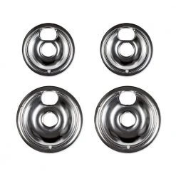 Everbilt Universal Chrome Drip Bowl for Electric Ranges (4-Pack)