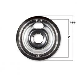 Everbilt 6 in. Chrome Drip Bowl for GE Electric Ranges 8 Everbilt 6 in. Chrome Drip Bowl for GE Electric Ranges -Everbilt Store everbilt stove parts 98233 4f 1000