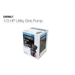 Everbilt 1/3 HP Utility Sink Pump -Everbilt Store everbilt submersible utility pumps lts250a fa 1000