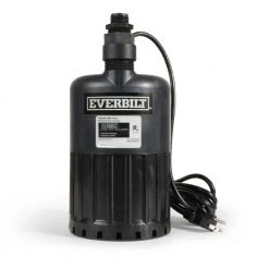 Everbilt 1/2 HP Waterfall Submersible Utility Pump -Everbilt Store everbilt submersible utility pumps sup80 hd 4f 1000