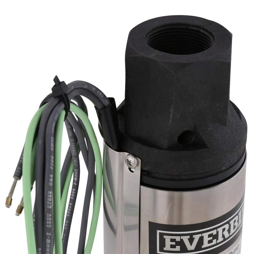 Everbilt 1/2 HP Submersible 2-Wire Motor 10 GPM Deep Well Potable Water Pump 2 Everbilt 1/2 HP Submersible 2-Wire Motor 10 GPM Deep Well Potable Water Pump - Image 2