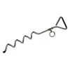 Everbilt 17 in. Chrome Plated Tie-Out Stake