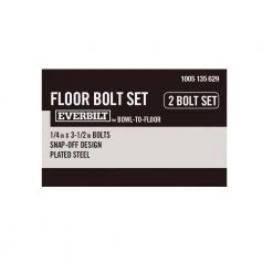 Everbilt 1/4 in. x 3-1/2 in. Snap-Off Design Toilet Bowl-To-Floor Bolt Set -Everbilt Store everbilt toilet bolts 1000055104 fa 1000