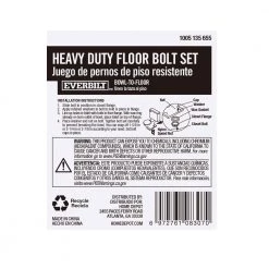 Everbilt 5/16 in. x 3-1/2 in. Heavy Duty Toilet Bowl-to-Floor Bolt Set -Everbilt Store everbilt toilet repair kits 1000055110 76 1000