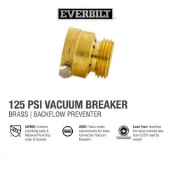 Everbilt 3/4 in. Brass Vacuum Breaker Valve -Everbilt Store everbilt vacuum breakers 108 904eb d4 1000