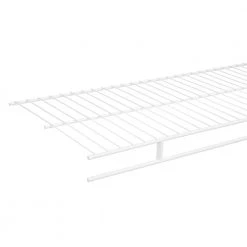 Everbilt 12 ft. x 12 in. Fixed Rod Wire Shelf -Everbilt Store everbilt wall mounted shelves 90179 40 1000