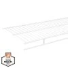Everbilt 12 ft. x 12 in. Fixed Rod Wire Shelf
