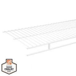 Everbilt 12 ft. x 12 in. Fixed Rod Wire Shelf