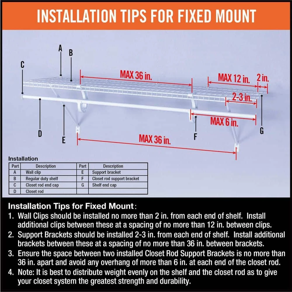 Everbilt 12 in. Fixed Mount Corner Shelf and Rod 6 Everbilt 12 in. Fixed Mount Corner Shelf and Rod - Image 6