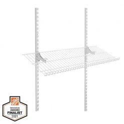 Everbilt 3 ft. Adjustable Shoe Shelf Kit