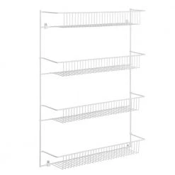 Everbilt 4 Tier Rack - 18 in. W x 25 in. H x 5 in. D -Everbilt Store everbilt wall mounted shelves 90263 40 1000