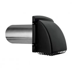 Everbilt 4 in. Wide Mouth Black Vent Hood