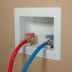 Everbilt 4 ft. Universal Rubber Washing Machine Hose with Elbow (2-Pack) -Everbilt Store everbilt washing machine parts 98258 44 1000