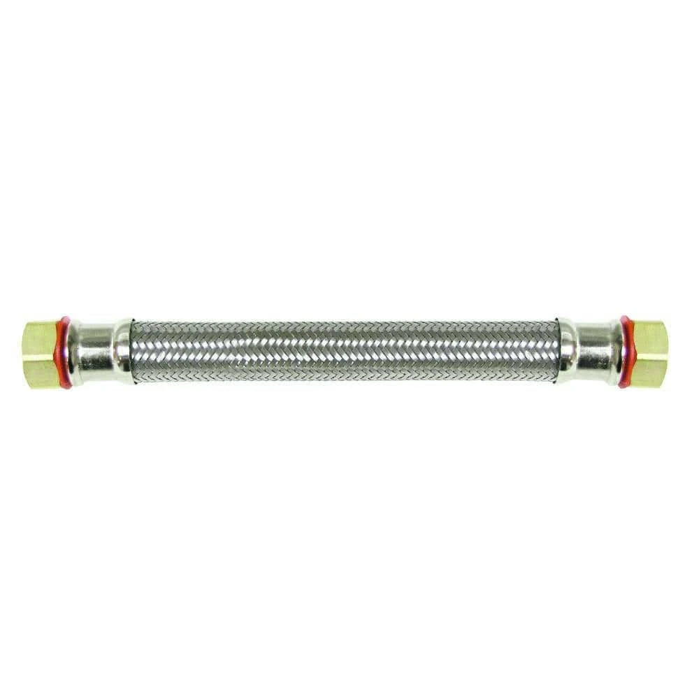 Everbilt 3/4 in. FIP x 3/4 in. FIP x 18 in. Stainless Steel Water Heater Supply Line 1 Everbilt 3/4 in. FIP x 3/4 in. FIP x 18 in. Stainless Steel Water Heater Supply Line