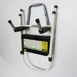 Everbilt Heavy Duty Wall Mounted Steel Double-Arm Padded Hanger in Gray 75 lbs -Everbilt Store gray black everbilt garage storage hooks 18044 1f 1000