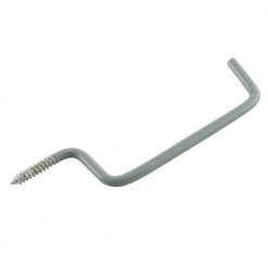 Everbilt 5/16 in. x 7-3/4 in. Vinyl Coated Steel Screw-In Ladder Hook 20 lbs -Everbilt Store gray everbilt garage storage hooks 01219 a0 1000