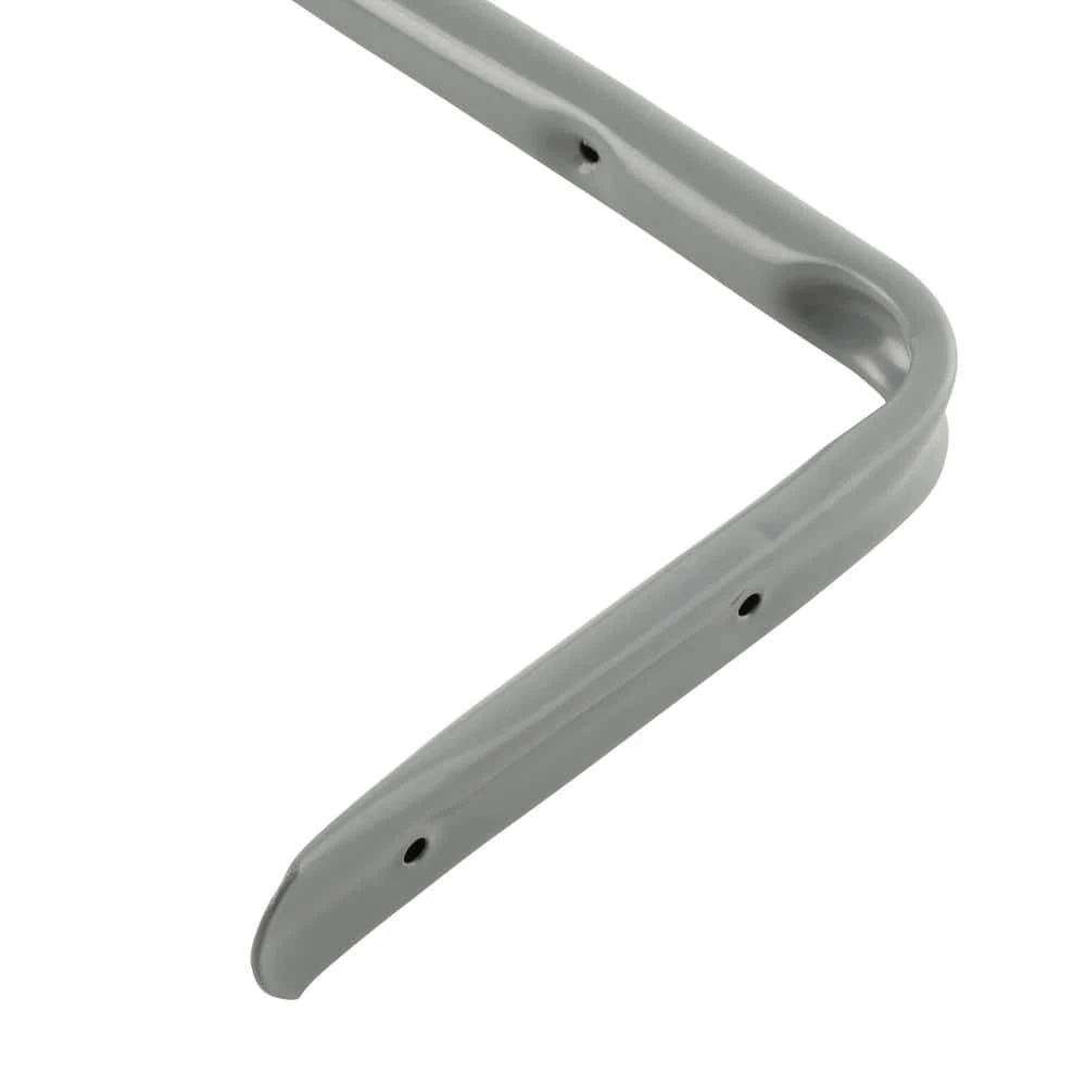 Everbilt 2-in-1 Heavy Duty Wall Mounted Steel Padded Shelf Hanger and Tool Holder in Gray 50 lbs 4 Everbilt 2-in-1 Heavy Duty Wall Mounted Steel Padded Shelf Hanger and Tool Holder in Gray 50 lbs - Image 4