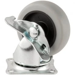 Everbilt 3 in. Gray Rubber Like TPR and Steel Swivel Plate Caster with Locking Brake and 175 lb. Load Rating 3 Everbilt 3 in. Gray Rubber Like TPR and Steel Swivel Plate Caster with Locking Brake and 175 lb. Load Rating -Everbilt Store grays everbilt casters 4036346eb c3 1000