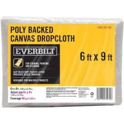 Everbilt 6 ft. x 9 ft. Poly Backed Drop cloth 5 Everbilt 6 ft. x 9 ft. Poly Backed Drop cloth -Everbilt Store grays everbilt drop cloths bari lam 6 9 c3 1000