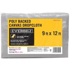 Everbilt 9 ft. x 12 ft. Poly Backed Drop cloth 5 Everbilt 9 ft. x 12 ft. Poly Backed Drop cloth -Everbilt Store grays everbilt drop cloths bari lam 9 12 c3 1000