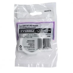 Everbilt 1-1/2 in. Sink Drain Pipe Plastic Slip-Joint Nut with Rubber Reducing Washers -Everbilt Store green everbilt faucet washers c2698c 4f 1000