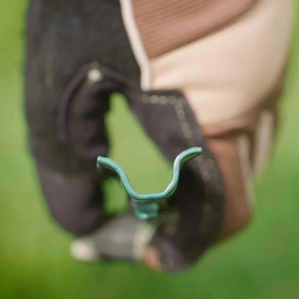 Everbilt 1 in. x 2.25 in. x 7 ft. Green Steel U Fence Post 2 Everbilt 1 in. x 2.25 in. x 7 ft. Green Steel U Fence Post - Image 2