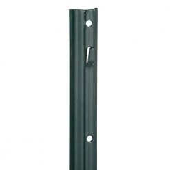 Everbilt 2-1/4 in. x 2-1/2 in. x 4 ft. Green Steel Fence U Post -Everbilt Store green everbilt t posts u posts 901154eb e1 1000
