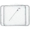 Everbilt 10 ft. x 4 ft. Galvanized Metal Drive Fence Gate (Actual Gate Size: 57 in. x 48 in.)