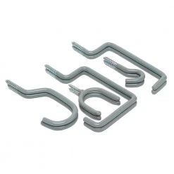 Everbilt Multi-Use Assorted Garage Storage Vinyl Coated Steel Screw-In Hooks Value Pack (10-Pack)