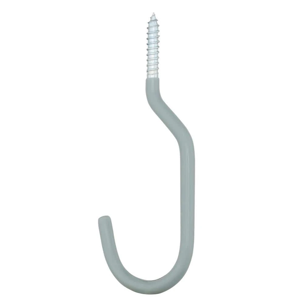 Everbilt Multi-Use Assorted Garage Storage Vinyl Coated Steel Screw-In Hooks Value Pack (10-Pack) 7 Everbilt Multi-Use Assorted Garage Storage Vinyl Coated Steel Screw-In Hooks Value Pack (10-Pack) - Image 7