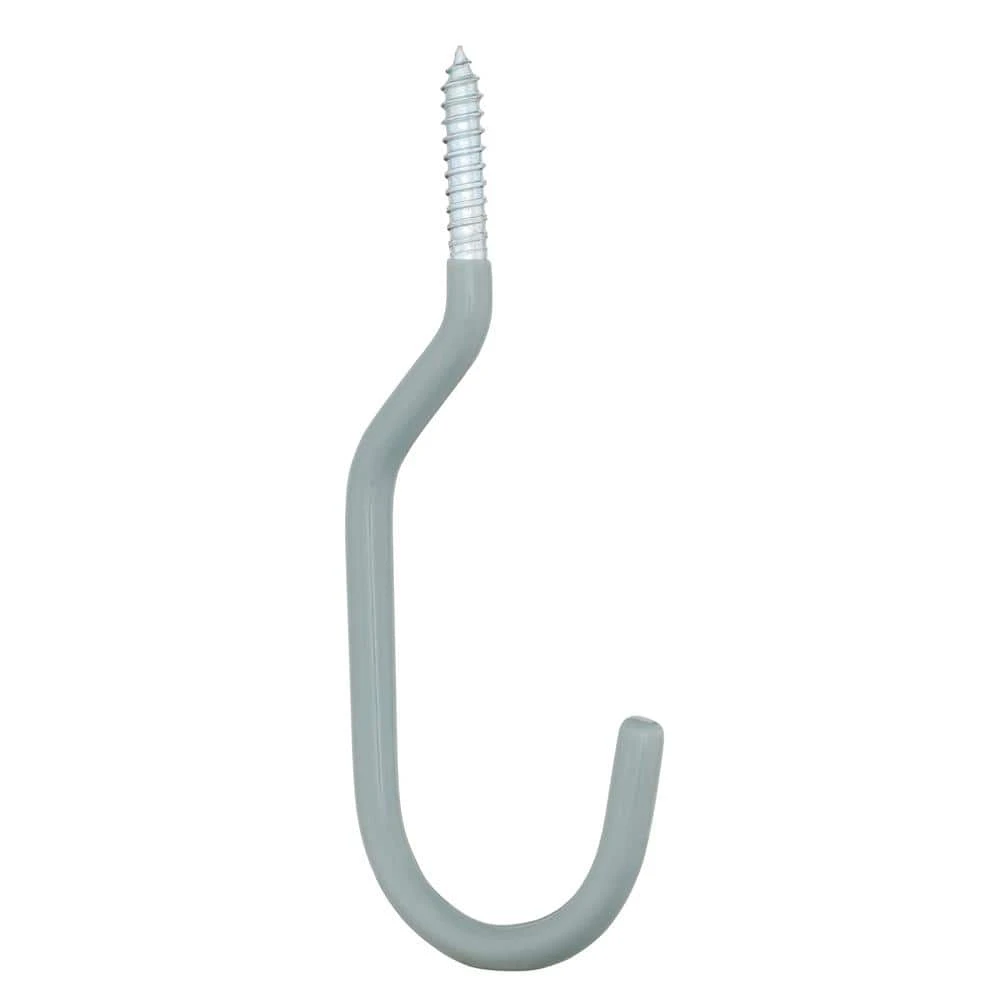 Everbilt Multi-Use Assorted Garage Storage Vinyl Coated Steel Screw-In Hooks Value Pack (10-Pack) 8 Everbilt Multi-Use Assorted Garage Storage Vinyl Coated Steel Screw-In Hooks Value Pack (10-Pack) - Image 8