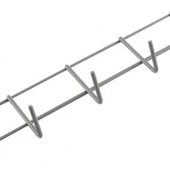 Everbilt 16 in. Gray Steel Wall Mounted Household Storage Hanger 25 lbs -Everbilt Store metallic everbilt hooks 18076 40 1000