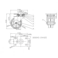 Everbilt 3 in. Industrial Steel Swivel Plate Caster with 300 lbs. Weight Capacity -Everbilt Store metallics everbilt casters 800845 e1 1000