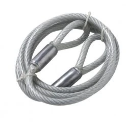 Everbilt 3/8 in. x 9 ft. Galvanized Cable Sling with Loops