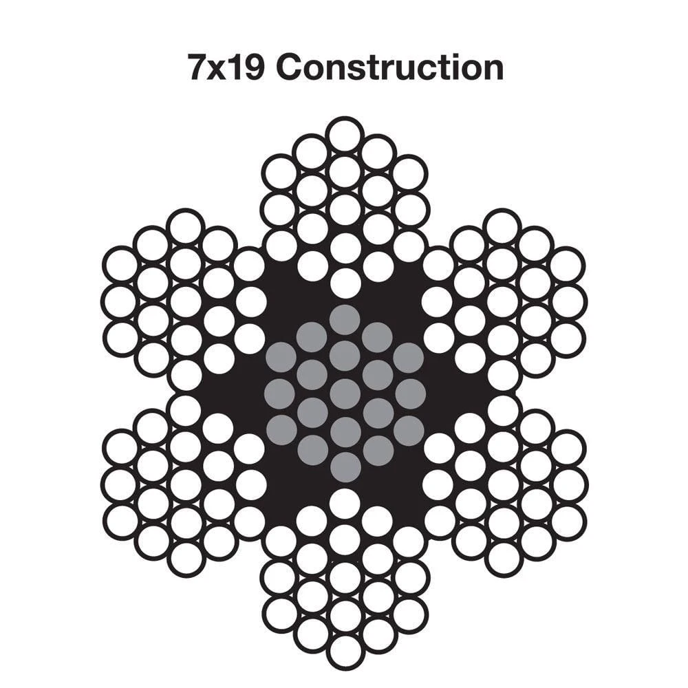 Everbilt 3/8 in. x 9 ft. Galvanized Cable Sling with Loops 2 Everbilt 3/8 in. x 9 ft. Galvanized Cable Sling with Loops - Image 2
